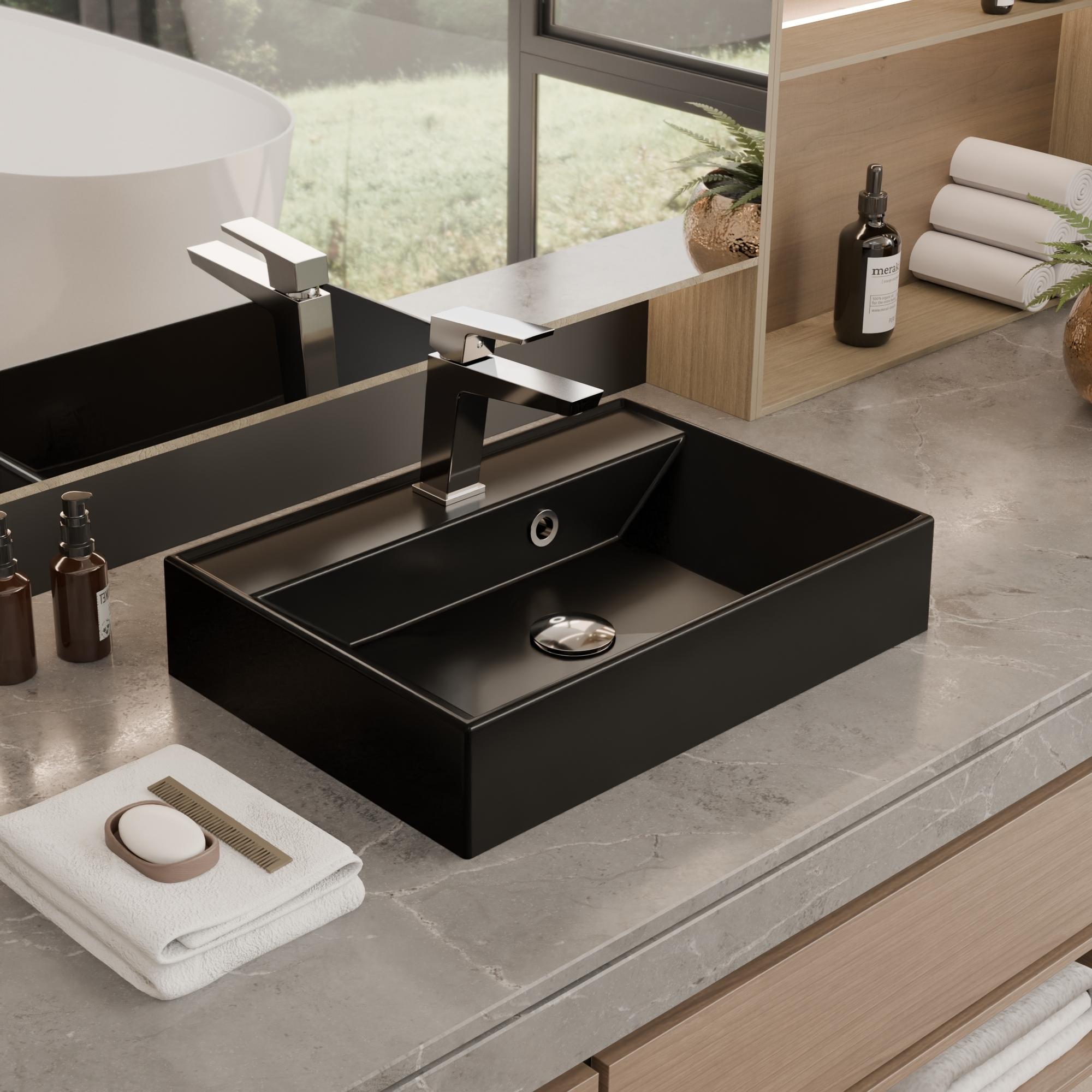 Bateria umywalkowa Vellano srebrna